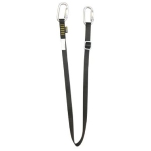 Adjustable Restraint Lanyard 1.5m with Twist lock karabiner each end