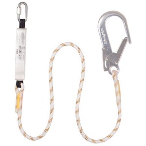 Heightec CORE single lanyard, 1.75m – scaffold hook